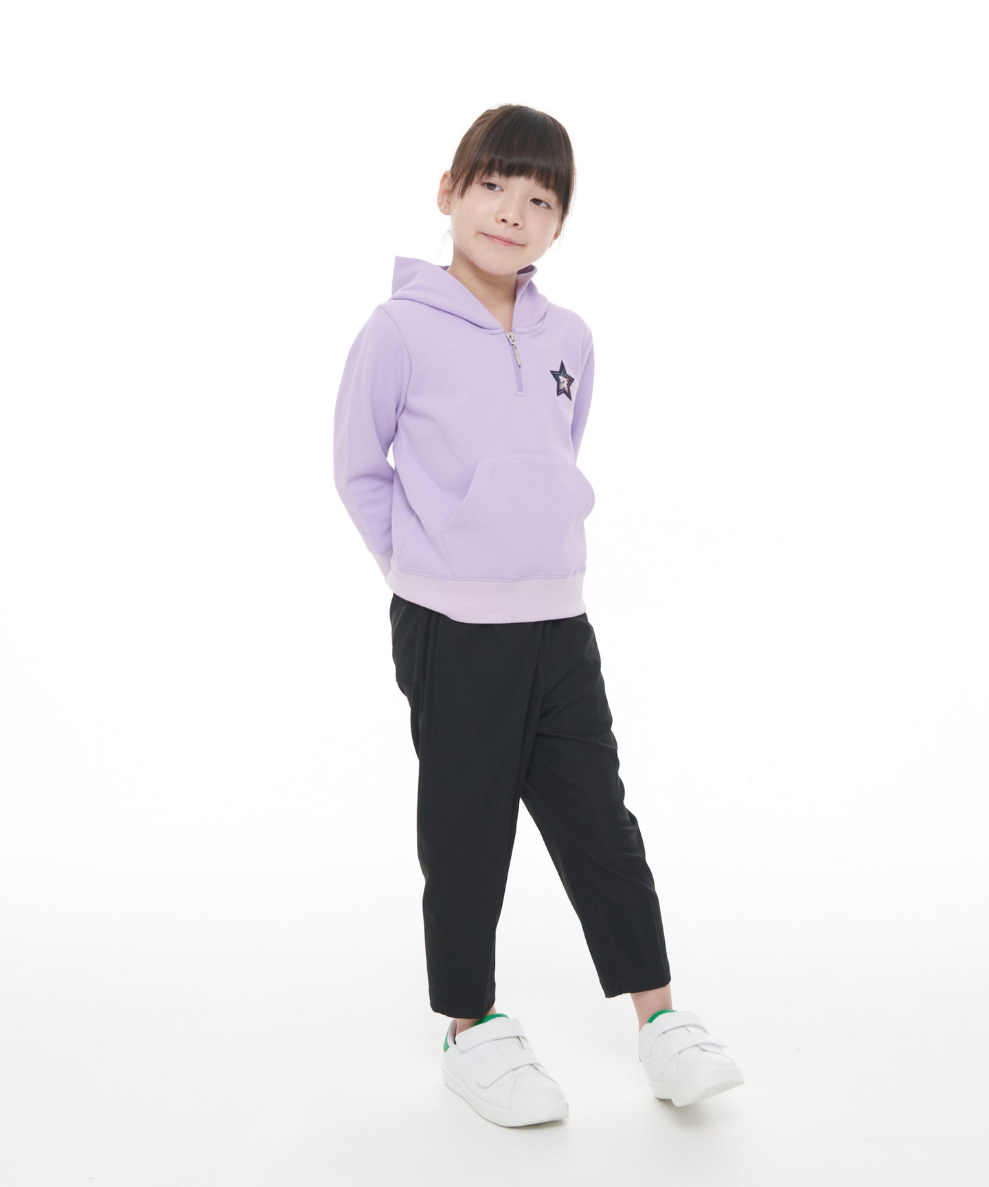 Arnold Palmer 【残り2点】スターモチーフハーフジップフーディー【キッズ】